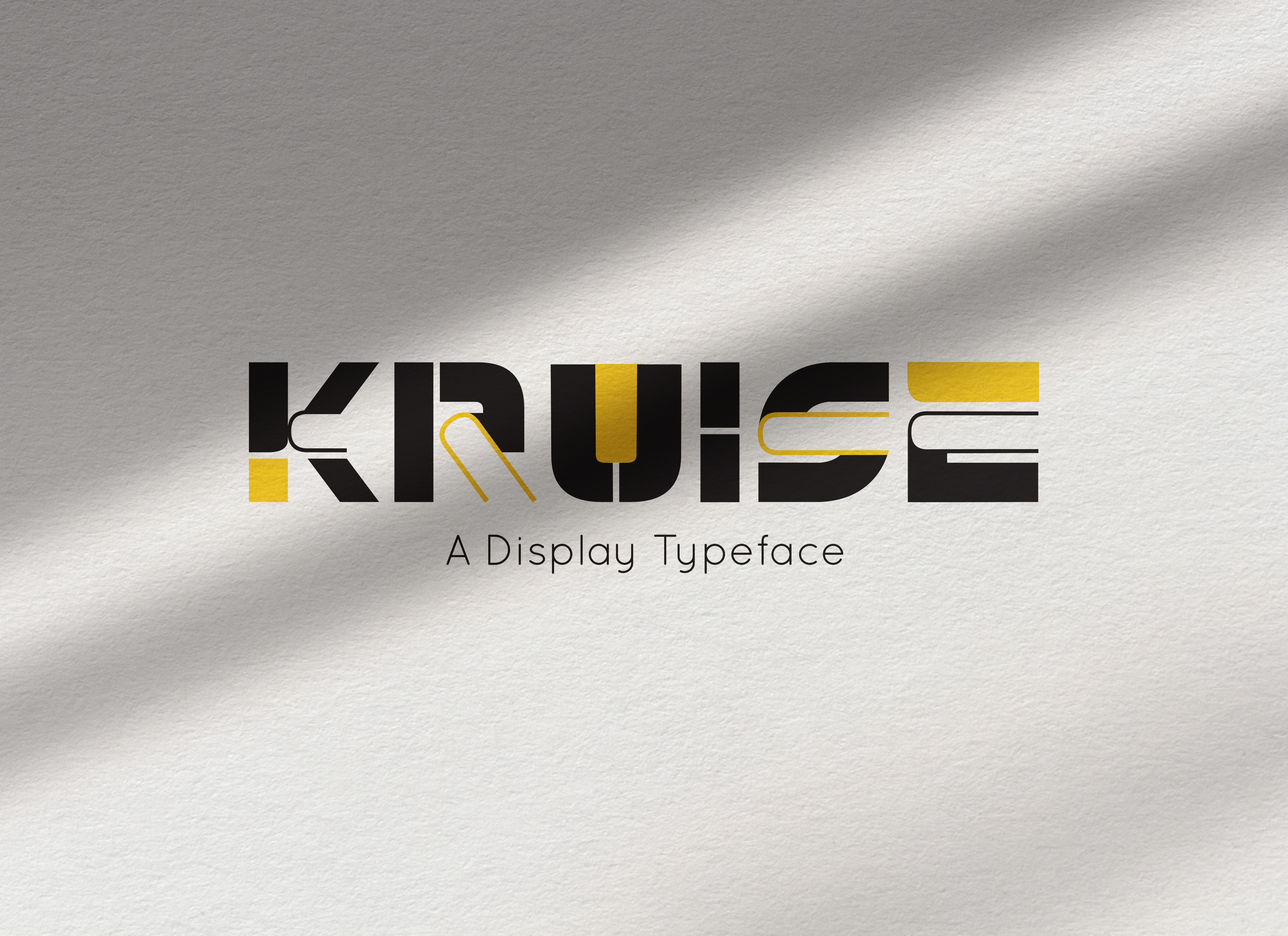 Kruise Typeface