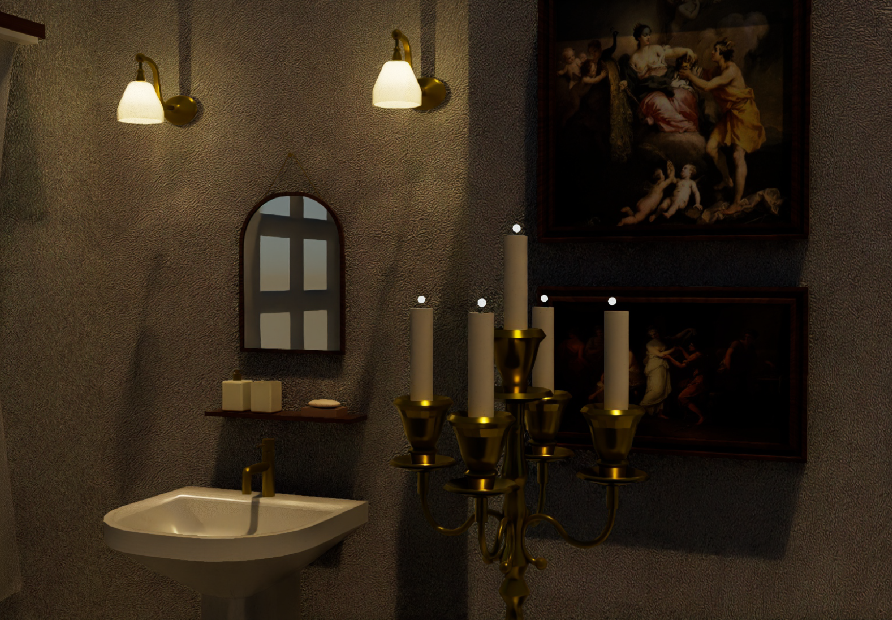 Victorian Style
                                        Bathroom